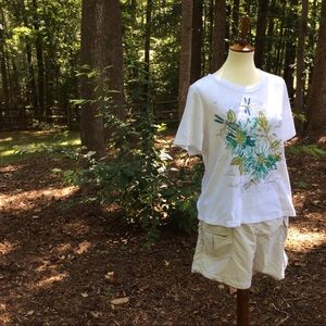 CJ Banks Trust Is A Bridge Abstract Print T-shirt